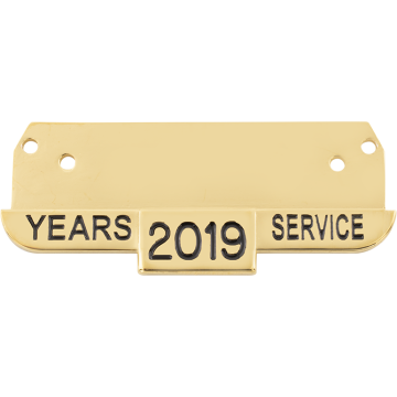 Smith & Warren C600C Years Service Nameplate Holder (2-3/8" x 1")