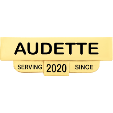 Smith & Warren C600L Large Serving Since Nameplate (3" x 1.188")