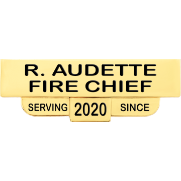 Smith & Warren C600L_2 Large Serving Since Nameplate (3" x 1.188")