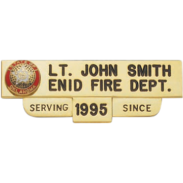 Smith & Warren C600S_2 Serving Since Nameplate (2 Lines) (2.5" x 0.875")