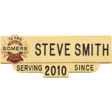 Smith & Warren C602L_M1908LAFD_MEM Ladies Aux. Fire Dept. Member Nameplate