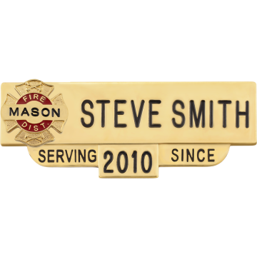 Smith & Warren C602L_M1913B Fire District Nameplate