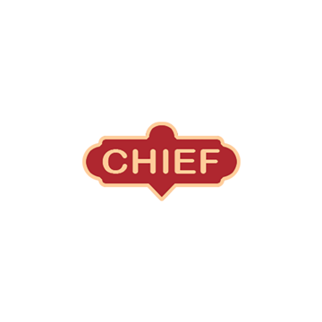 Smith & Warren C624M_CHIEF Small Chief Enameled Panel Lapel Pin