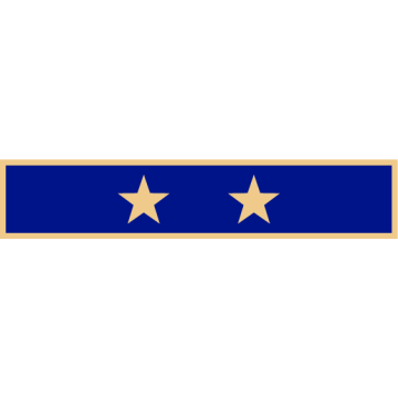 Smith & Warren C707A Years of Service Award Bar w/ 2 Stars (1-7/8" x 3/8")