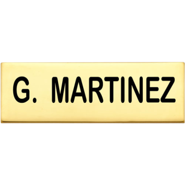 Smith & Warren C717 Large Nameplate (3.000"W X 1.000"H)