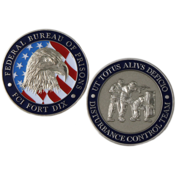 Federal Bureau of Prisons Disturbance Control Team Collector's Coin