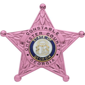 Smith & Warren E106A_PI Breast Cancer Awareness 5-Point Star (2-3/4")