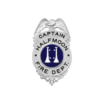 Smith & Warren E111 Small Eagle over Circle (2-1/8" x 1-1/4")