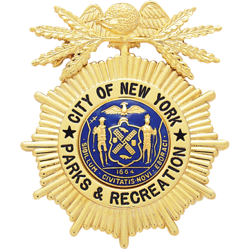 Smith & Warren E129A Sunburst Badge with Eagle (2-5/8" x 2-1/4")