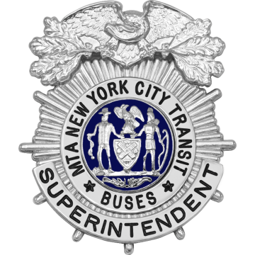 Smith & Warren E129B Sunburst Badge with Eagle (2-5/8" x 2-1/4")