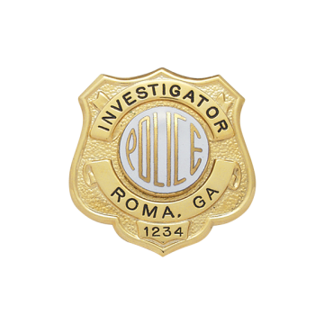 Smith & Warren E200 Small Shield Badge (1.920" x 1.890")