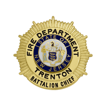 Smith & Warren E217REV Small Sunburst Badge with Circle Panel (1-7/8")