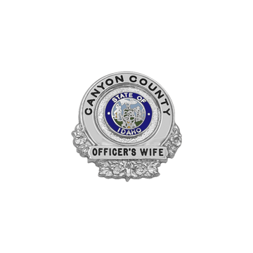 Smith & Warren E3009 Small Circle Badge with Wreath (1-1/8")