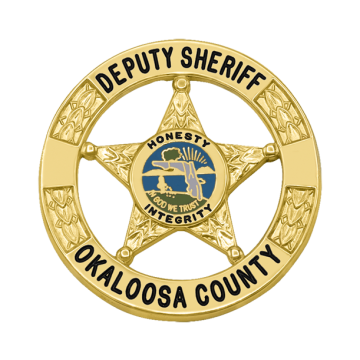 Smith & Warren E3010A Florida Sheriff 5-Point Star in Circle Badge (2-1/8")