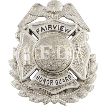 Smith & Warren E402_F145 Eagle Top Wreath Badge with Maltese Cross (2-1/2" x 2-1/8")