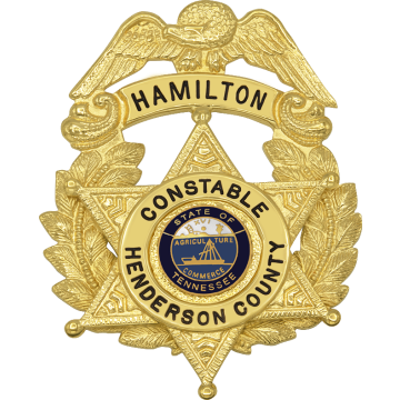 Smith & Warren E402_M381 Eagle Top Wreath Badge with 6-Point Star (2-5/8" x 2-1/8")