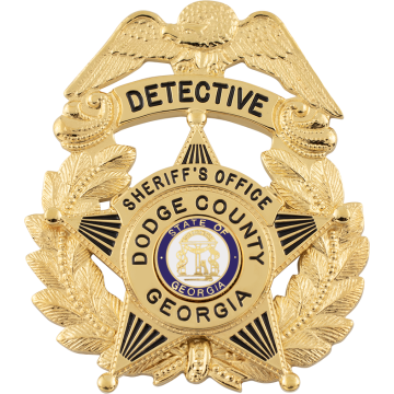 Smith & Warren E402_S84 Eagle Top Wreath Badge with 5-Point Star (2-5/8" x 2-1/8")