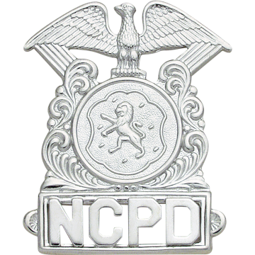 Smith & Warren E412 New York Coat of Arms Hat Badge (2-13/16" x 2-5/16")