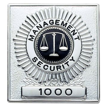 Smith & Warren E450 Square Badge with Sunburst (2-5/8" x 2-1/4")