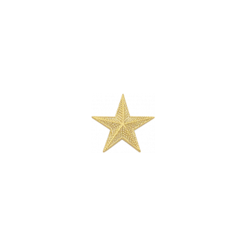Smith & Warren E524 Embossed Star (7/8") (Individual)