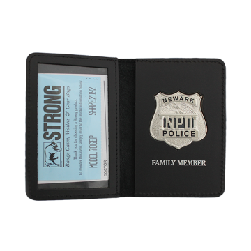 Newark, NJ Police Officer Family Case w/ Badge