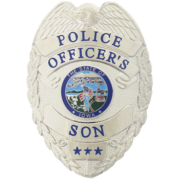 Police Officer's Son Badge EP-214