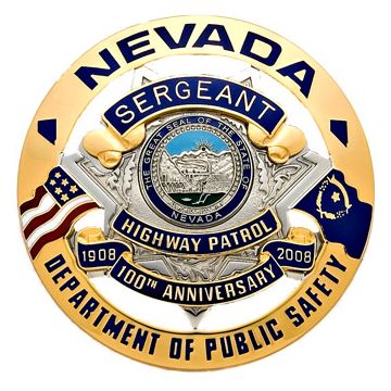 Nevada Public Safety 100th Anniversary Badge