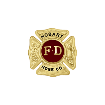 Smith & Warren F10 Small Maltese Cross with Hook/Ladder & Hydrant (1-1/4")