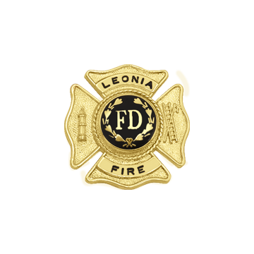 Smith & Warren F112 Small Maltese Cross with Hook/Ladder & Hydrant (1")