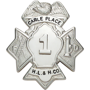 Smith & Warren F140N Eagle Top Maltese Cross with Applied Numbers (2.260" x 1.980")