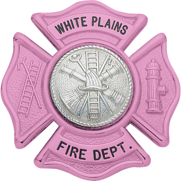 Smith & Warren F141_PI Breast Cancer Awareness Maltese Cross (2-1/8")
