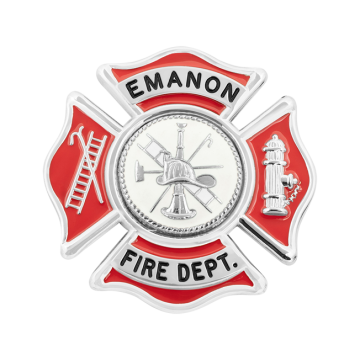 Smith & Warren F141E Maltese Cross with Hook/Ladder & Hydrant