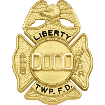 Smith & Warren F144N Eagle Top Maltese Cross w/ Applied Numbers (2-1/4" x 1-3/4")