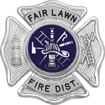 Smith & Warren F145 Maltese Cross with Hook/Ladder & Hydrant (1-3/4")