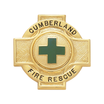 Smith & Warren F147 Fire/Rescue Cross Shield (2.080")