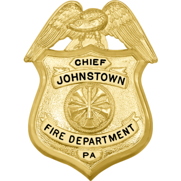 Smith & Warren F176 Eagle Top Shield Badge (3-3/8" x 2-1/2")