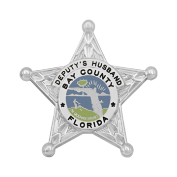 Smith & Warren FB02 Family Badge Florida Sheriff 5-Point Star (1-3/4")