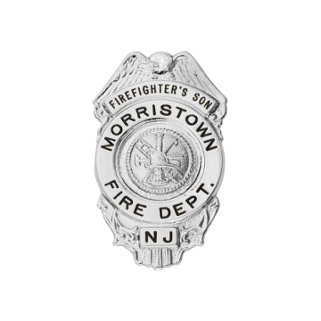 Smith & Warren FB05 Family Badge Eagle over Circle Shield (1-5/8" x 1")