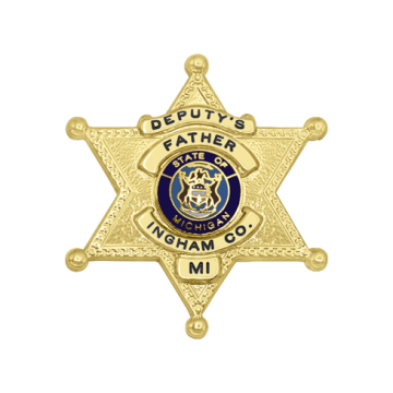 Smith & Warren FB10 Family Badge 6-Point Star (1-5/8" x 1-1/2")