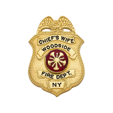 Smith & Warren FB34 Family Badge Shield with Eagle (1-3/4" x 1-3/16")