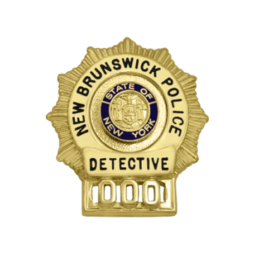 Smith & Warren FB35 Family Badge Sunburst with Numbers (1-3/8" x 1-1/4")