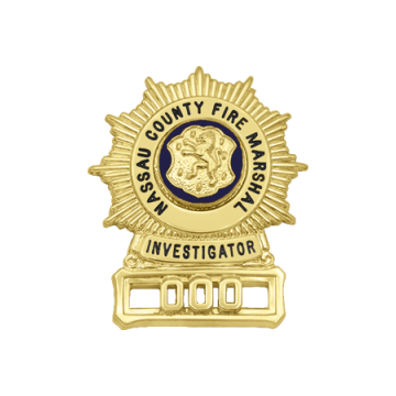 Smith & Warren FB44 Family Badge Sunburst Shield (1-1/2" x 1-1/4")