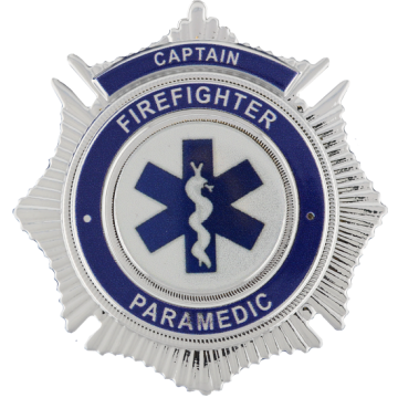 Blackinton FlexBadge FLX1009-REO Sunburst Badge (2-1/4")