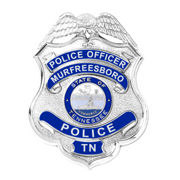 Blackinton FlexBadge FLX1099-R Eagle Top Shield with Reverse Enamel Panels (3" x 2-1/4")