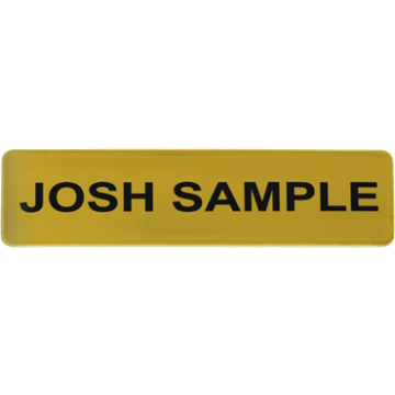 Blackinton FlexBadge FLX1366-NB Flex Namebar (4" x 1")