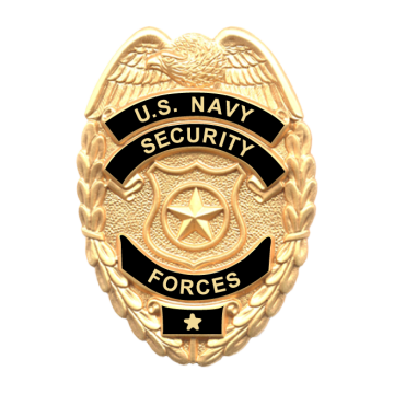 Blackinton FlexBadge FLX1522-R Eagle Top Reverse Enamel Badge w/ Shield in Center (2-1/2" x 1-3/4")