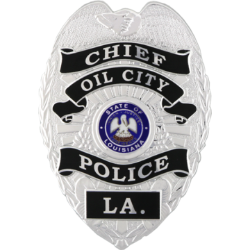 Blackinton FlexBadge FLX1549-BR Eagle Top Reverse Enamel Badge (3-1/4" x 2-1/4")