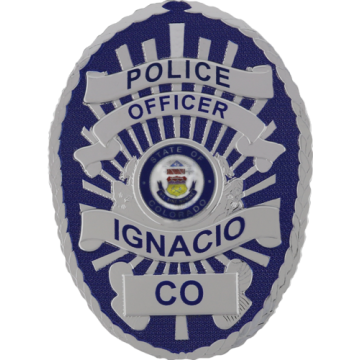 Blackinton FlexBadge FLX1675-DE Oval Badge with Colored Background (3" x 2-1/4")