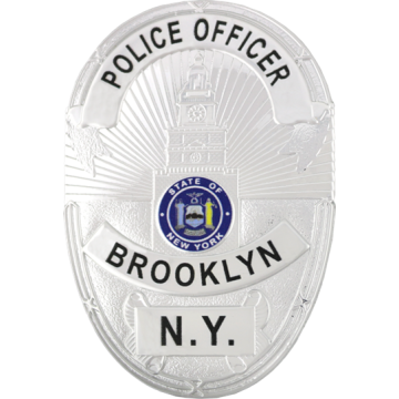 Blackinton FlexBadge FLX3629 Oval Building Badge (3-7/16" x 2-3/8")