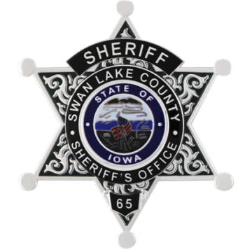 Blackinton FlexBadge FLX3817-RDE 6-Point Star Reverse Enamel Badge (3" x 2-5/8")